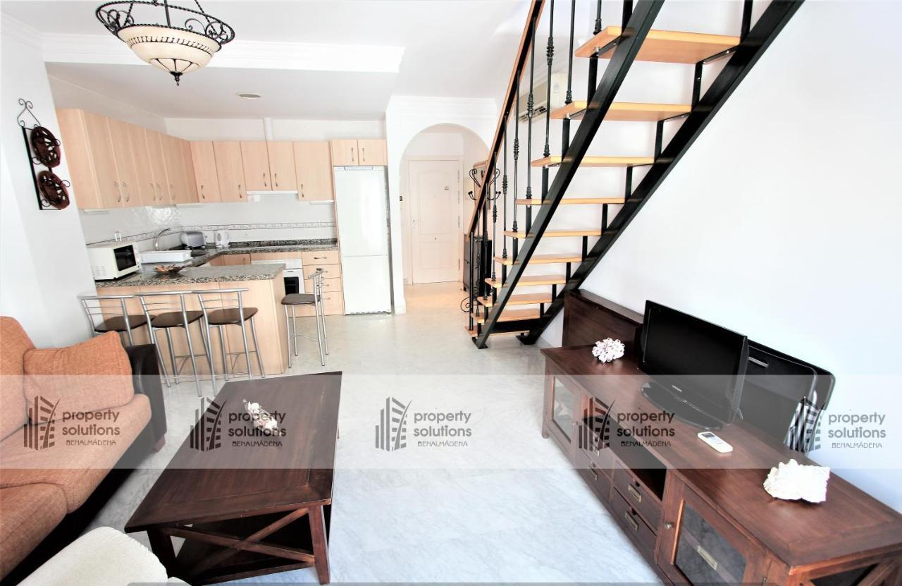 Playa 1º Linea Playa- Apartamento Duplex En Pleno Corazon De La Carihuela توريمولينوس المظهر الخارجي الصورة